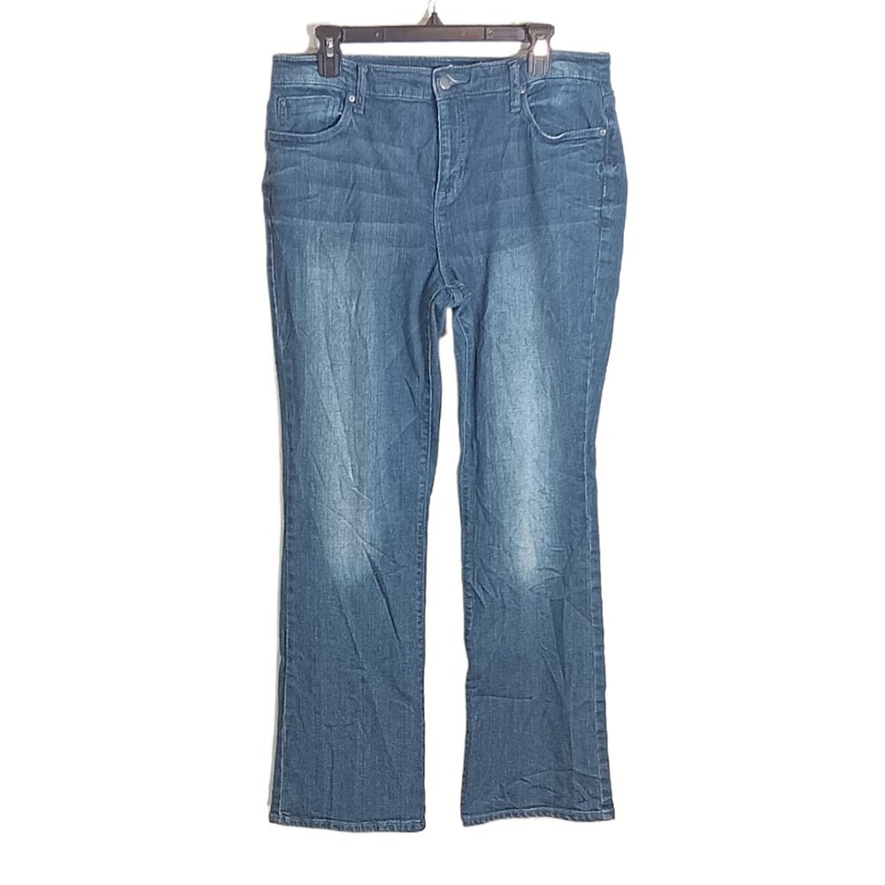 GAP Bootcut Jeans Womens 14 Medium Wash Mid Rise Relaxed Retro 90s Y2K Stretch